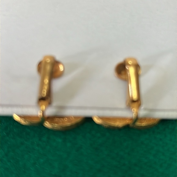 Chanel crystal logo earrings - Picture 2 of 6